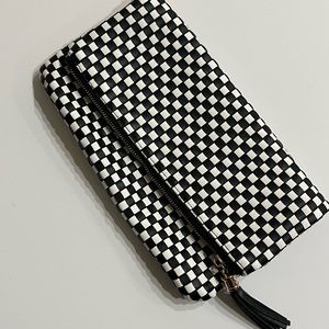 Charming Charlie Checkered Clutch